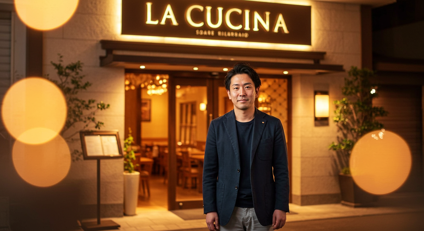 レストラン「La Cuccina」オーナーシェフの写真 (推奨サイズ: 幅200px程度)
