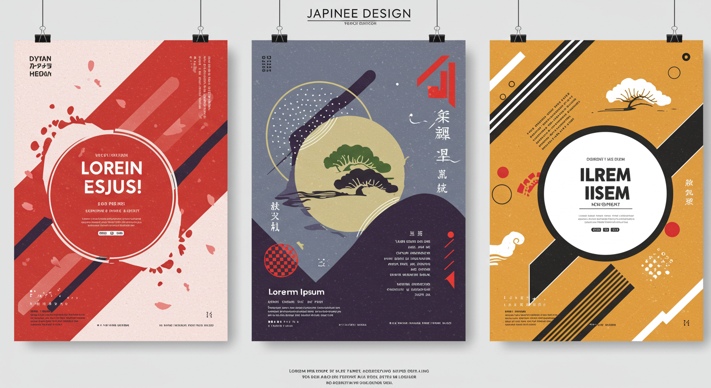 イベント告知や商品PRのための印象的なポスターデザイン (推奨サイズ: 幅1200px以上)