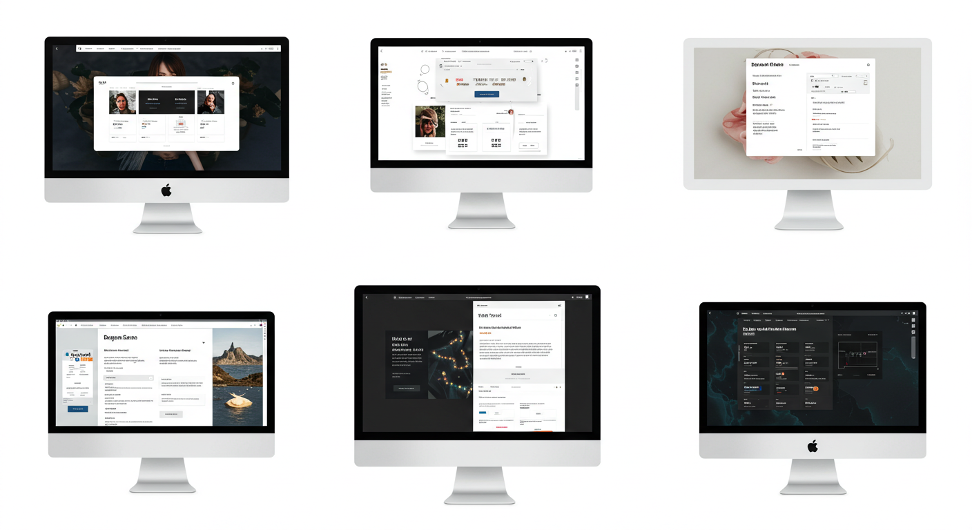 CMSを使用しないウェブサイトのデザイン事例 (推奨サイズ: 幅800px以上, アスペクト比4:3)