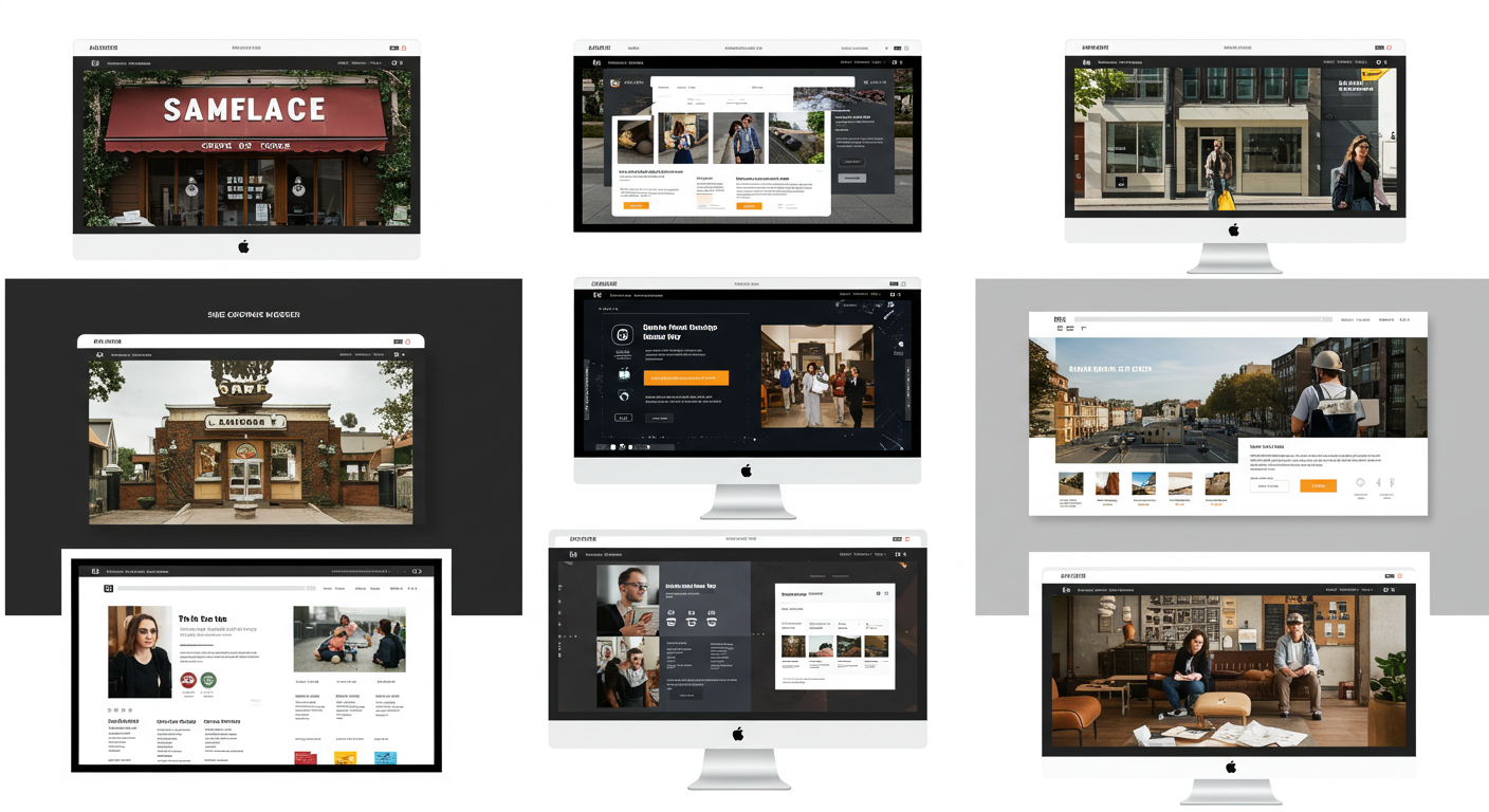 中小企業の信頼感を伝えるコーポレートサイト事例 (推奨: 幅800px以上, アスペクト比4:3)